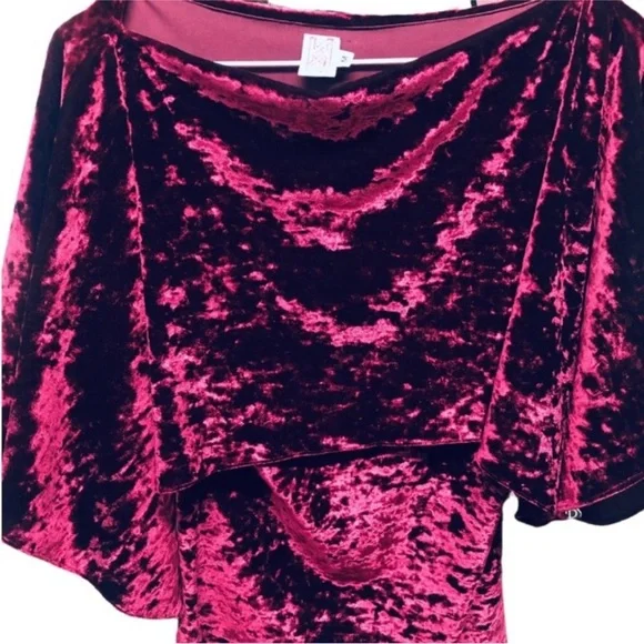 KARLA KAY STEEN Elegant and Luxurious VELVET-LIKE Blouse Size MEDIUM - Picture 3 of 11
